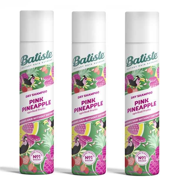 Batiste - 3 x Dry Shampoo Pink Pineapple 200 ml