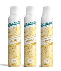 Batiste - 3 x Tørshampoo Hint of Colour Light Blond 200 ml