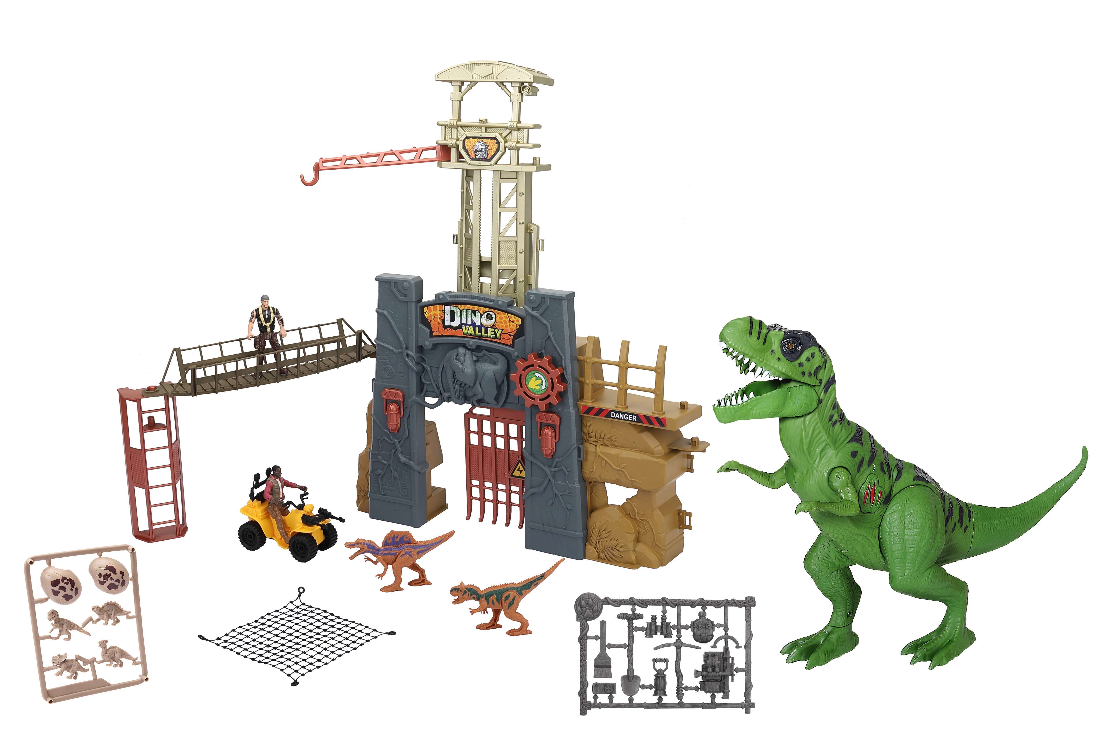 Køb Dino Valley - Dino Tower Playset - fragt