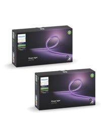 Philips Hue - 2x Lightstrip Outdoor 5m - White & Color Ambiance - Bundle