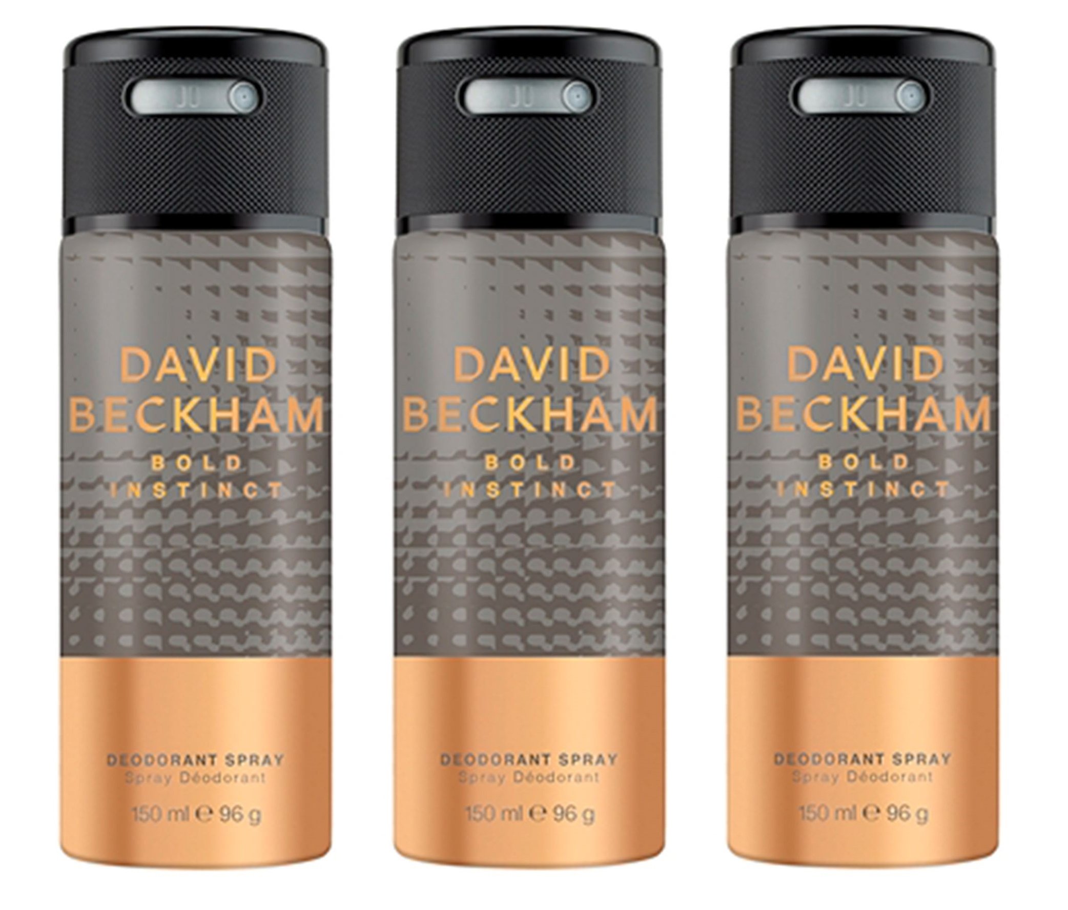 David Beckham - 3x Bold Instinct Deodorant Spray - Skjønnhet