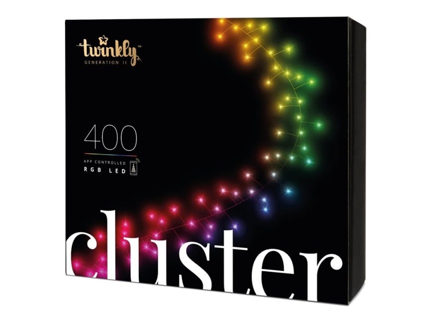 Twinkly - Cluster Lightstrings 400 LED'S RGB Multiple Color