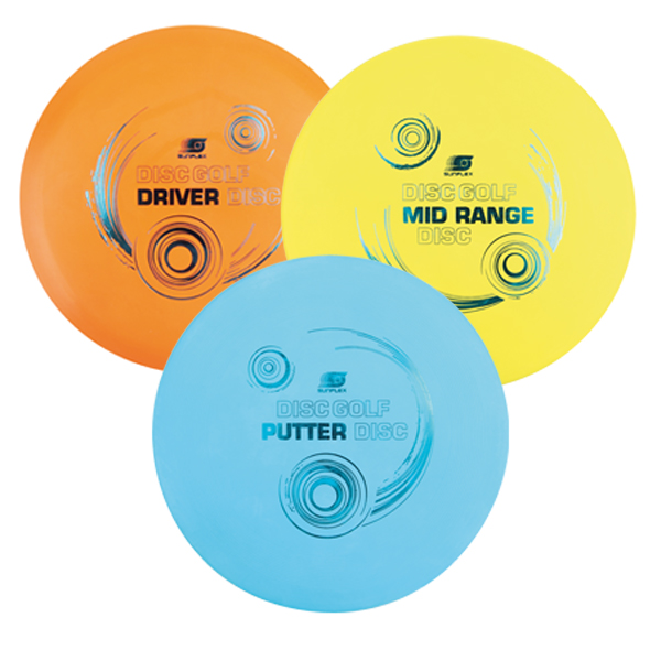 Sunflex - DiscGOLF Frisbee Set, 3 ranges (80190)