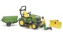 Bruder -  BWorld John Deere Lawn Tractor with trailer and gardener (62104) thumbnail-2