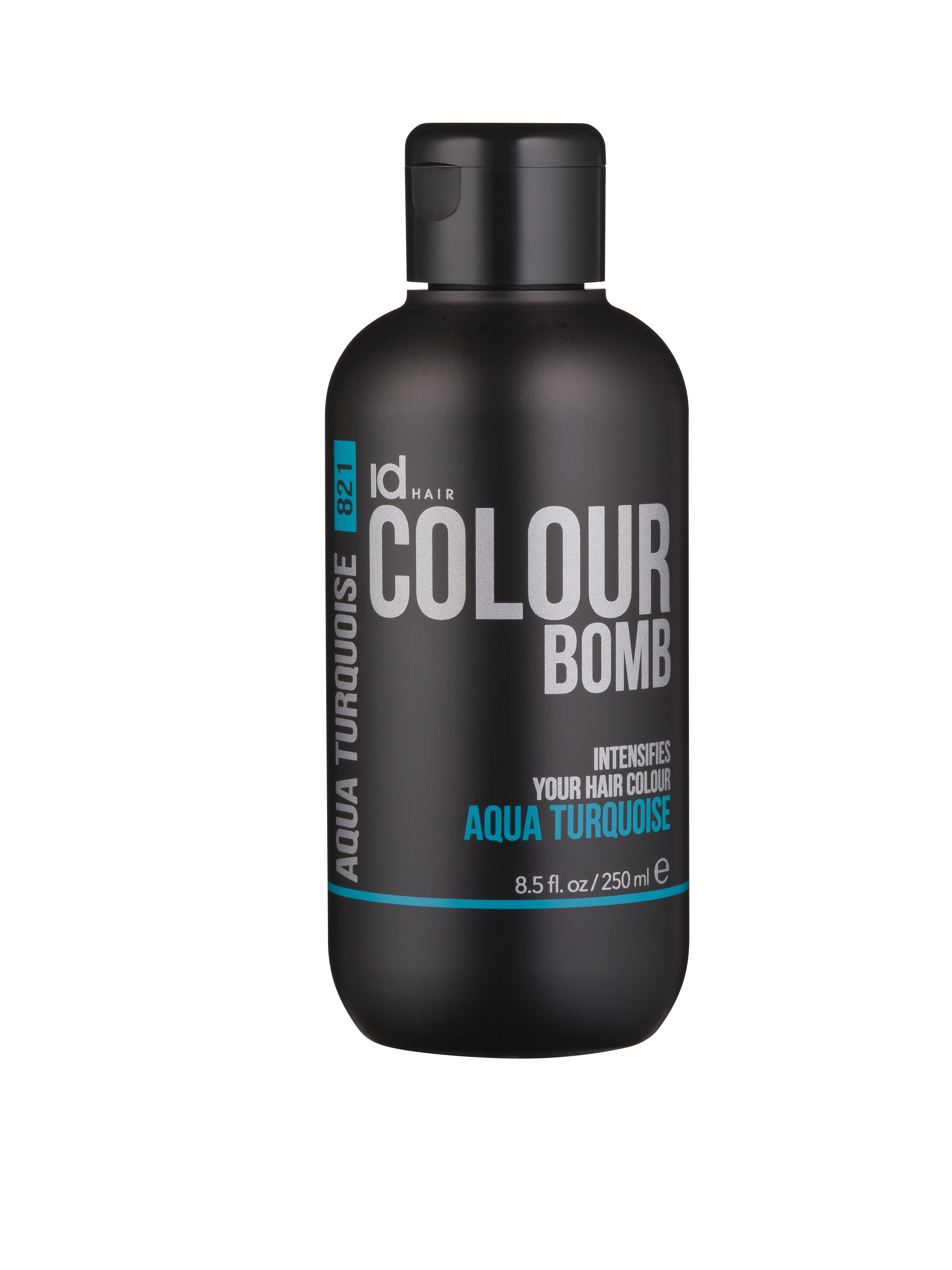 Køb IdHAIR - Colour Bomb Aqua Turquoise 250 ml - Hårfarve - Aqua ...