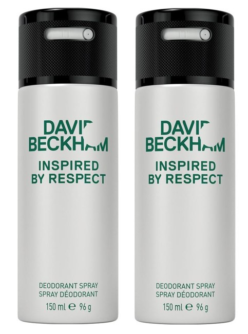 David Beckham - 2 x Inspired By Respect Deodorant Spray