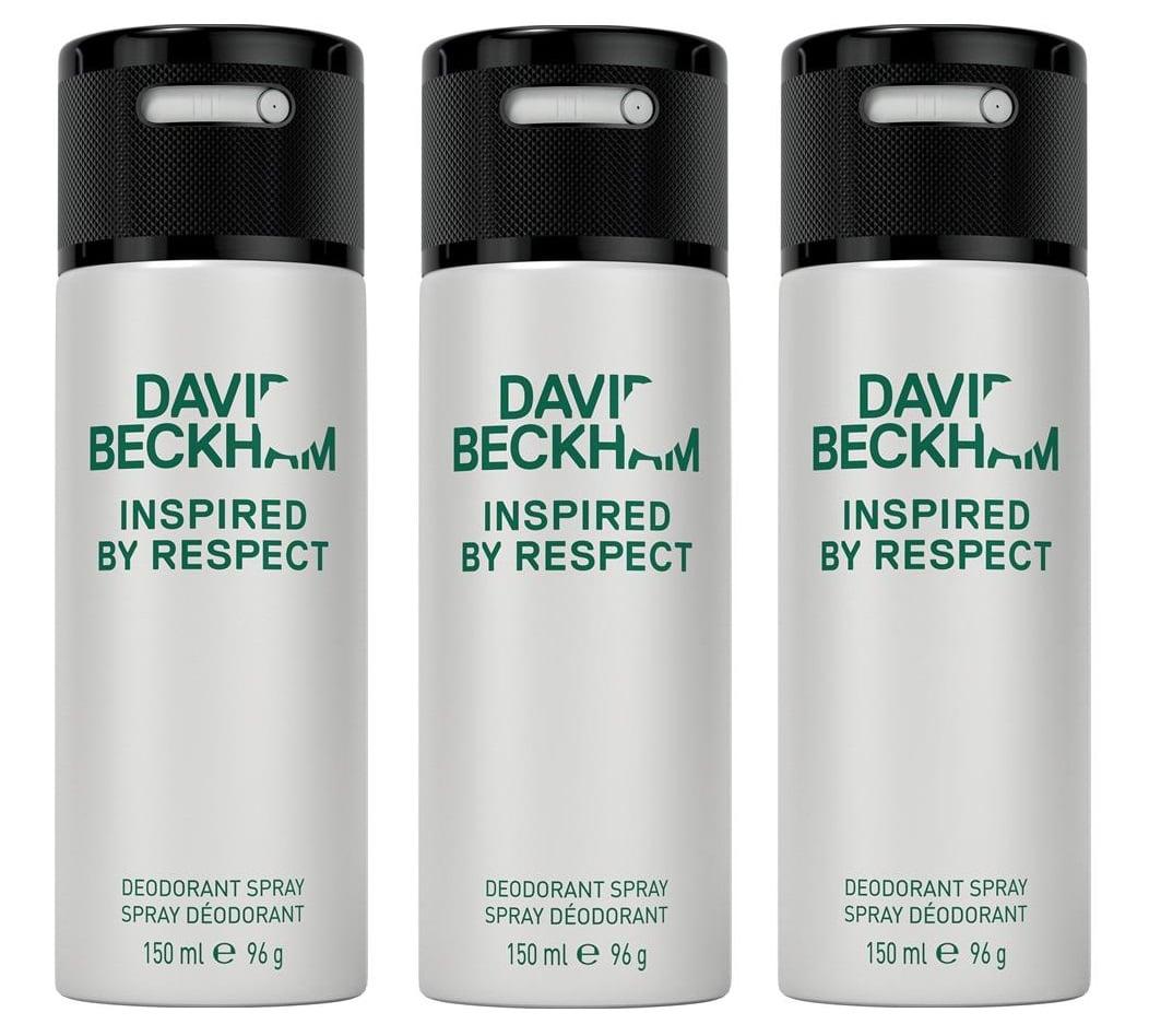 David Beckham - 3x Inspired By Respect Deodorant Spray
