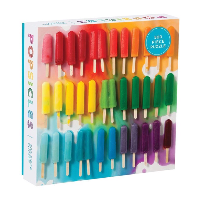 Mudpuppy - Puslespil 500 brikker - Is i regnbuens farver