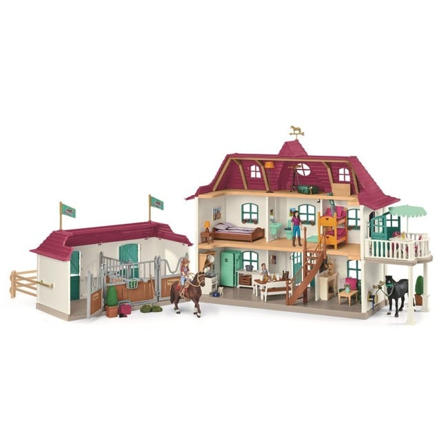 Schleich - Horse Club - Hestegård med Hus og Stald (42551)