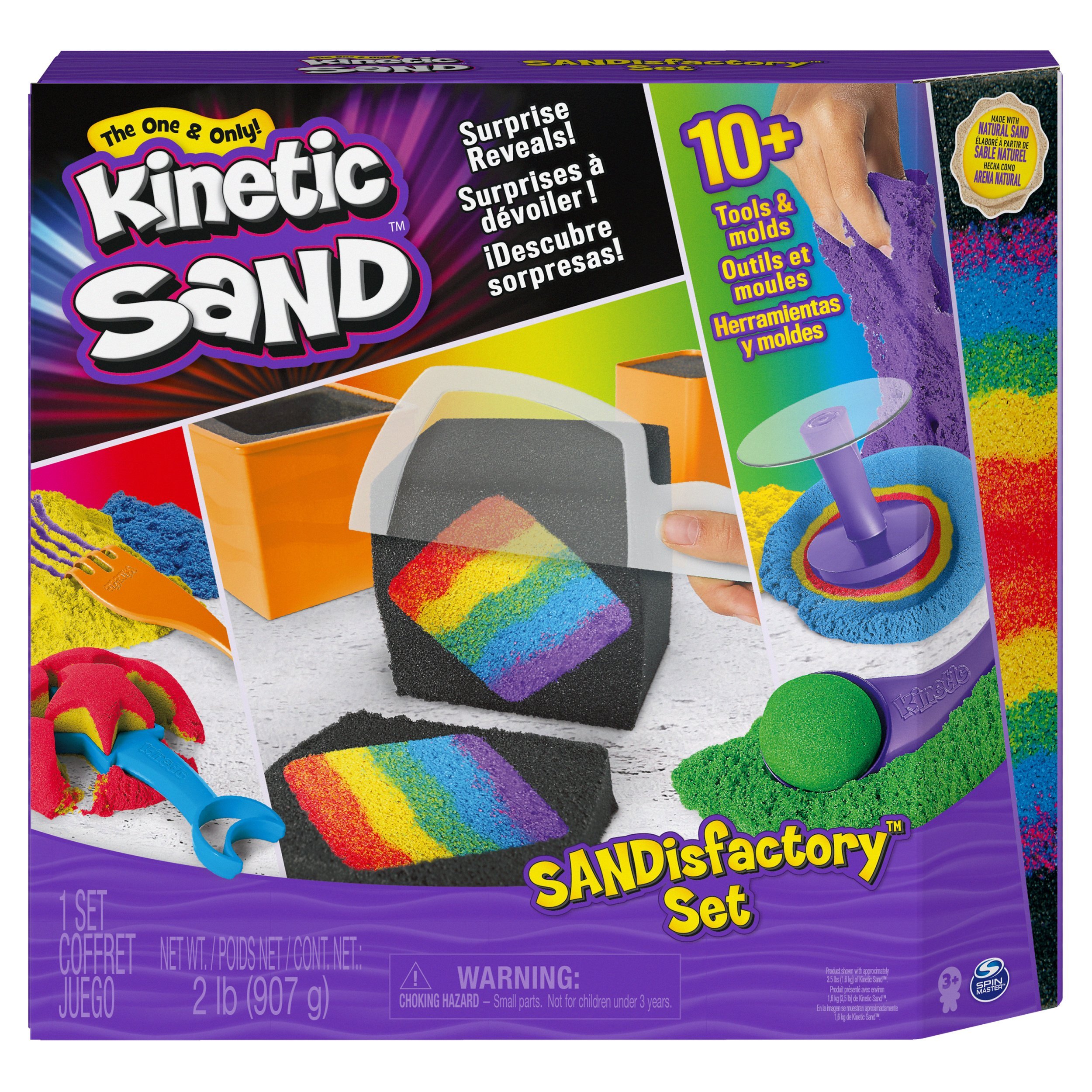 Kinetic Sand - SANDisfactory Set (6061654) - Leker