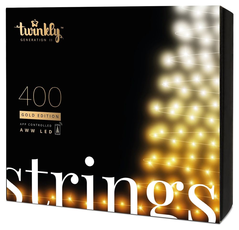 Twinkly - Lightstrings 400 AWW Gold Edition
