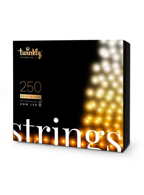 Twinkly - Lightstrings 250 AWW Gold Edition