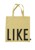Design Letters - Farvorite Shoppingtaske - Like Frisk Gul thumbnail-1