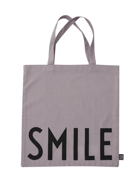 Design Letters - Farvorite Shoppingtaske - Smile Støvet Lilla