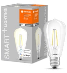 LEDVANCE - SMART+ Edison 60W/827 Klares Filament E27 WiFi