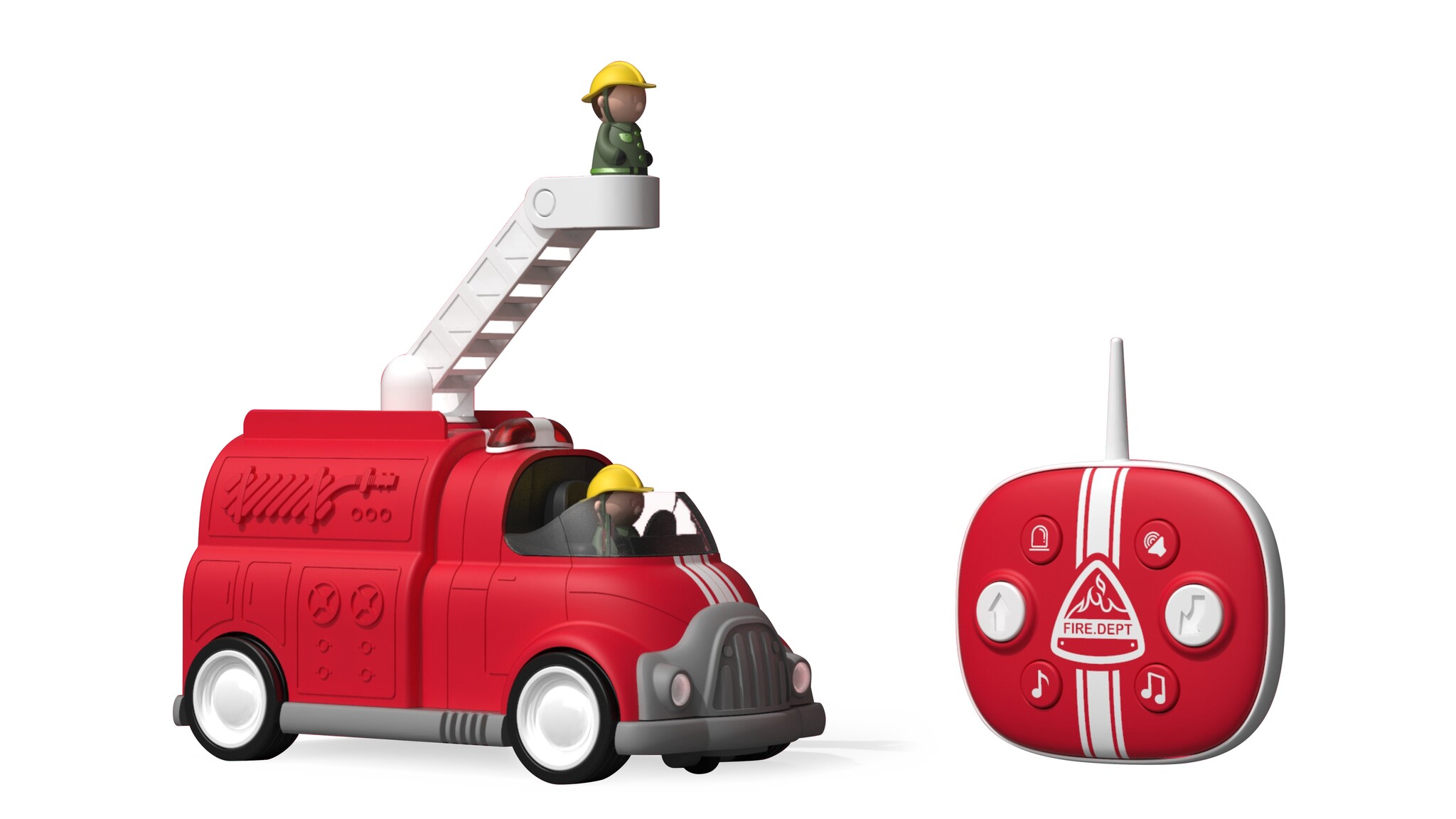 Sharper Image - RC Fire Engine Lights and Sounds (1212000611)