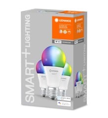 LEDVANCE - SMART+ Standard 60W/RGBW matt E27 WiFi 3-Pack