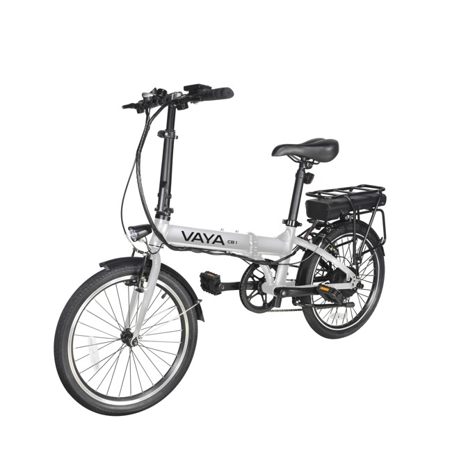 VAYA - CB-1 Elektrisk/Hybrid Cykel 20" 250w - Sølv