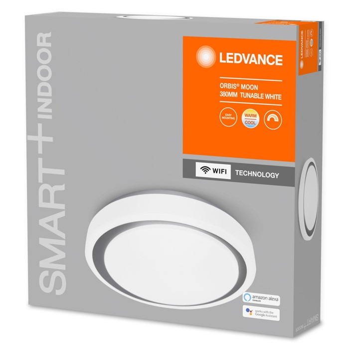 Ledvance - SMART+ Orbis Moon 15W/2700-6500 380mm Dark Grey WiFi