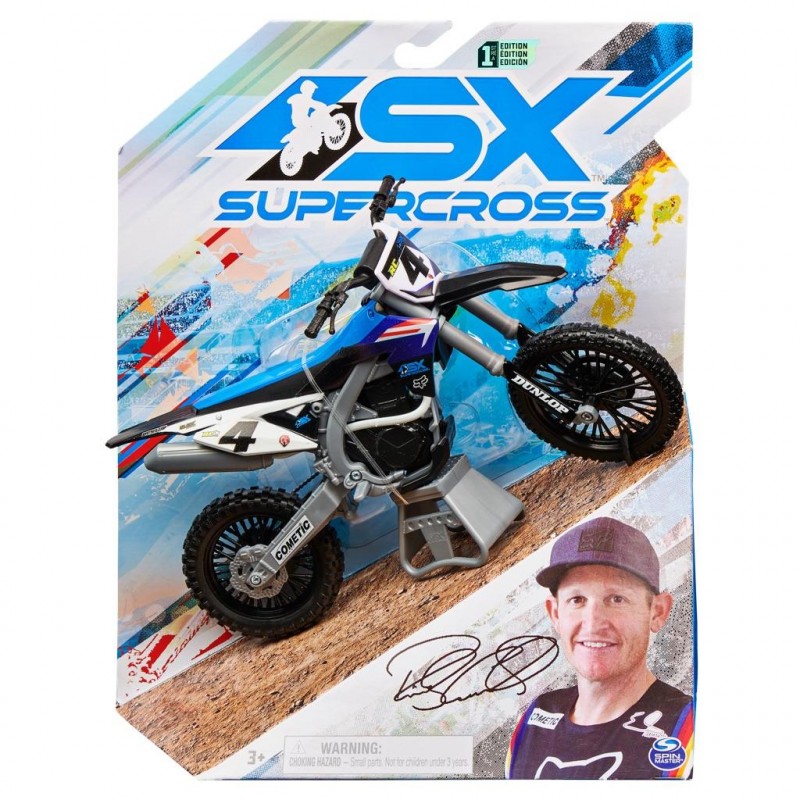 Koop Supercross 110 Die Cast Collector Motorcycle Ricky Carmichael