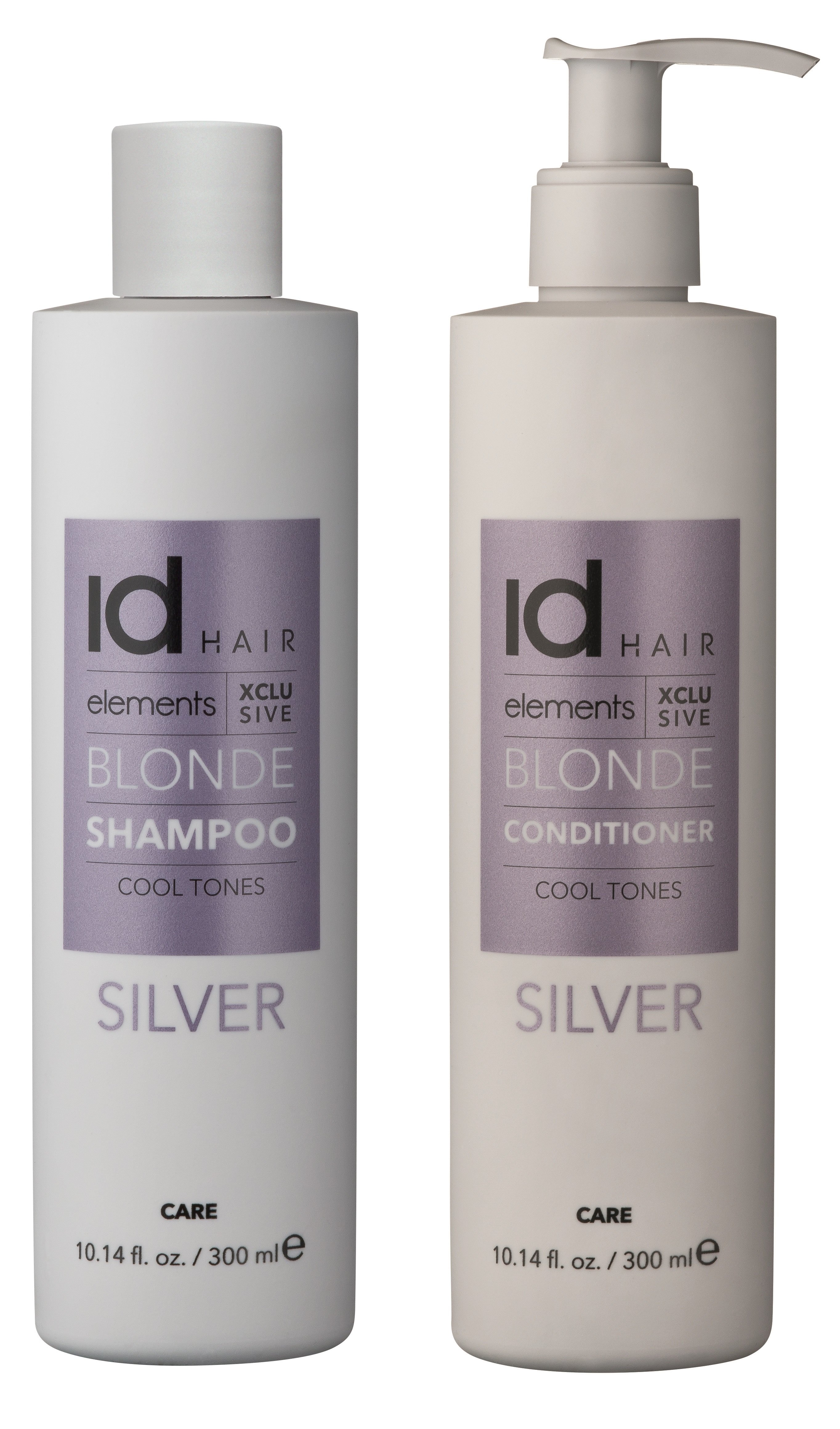 IdHAIR - Elements Xclusive Silver Shampoo 300 ml + Conditioner 300 ml - Skjønnhet