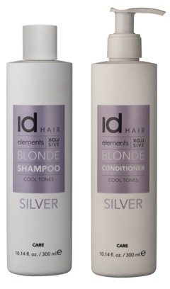 IdHAIR - Elements Xclusive Silver Shampoo 300 ml + Conditioner 300 ml