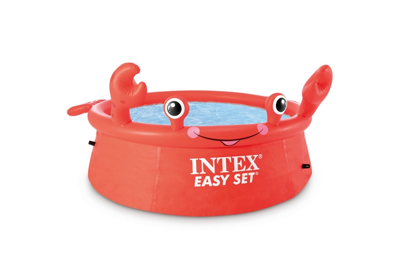 INTEX - Happy Crab Easy Set Pool (880 L) (26100) - Leker