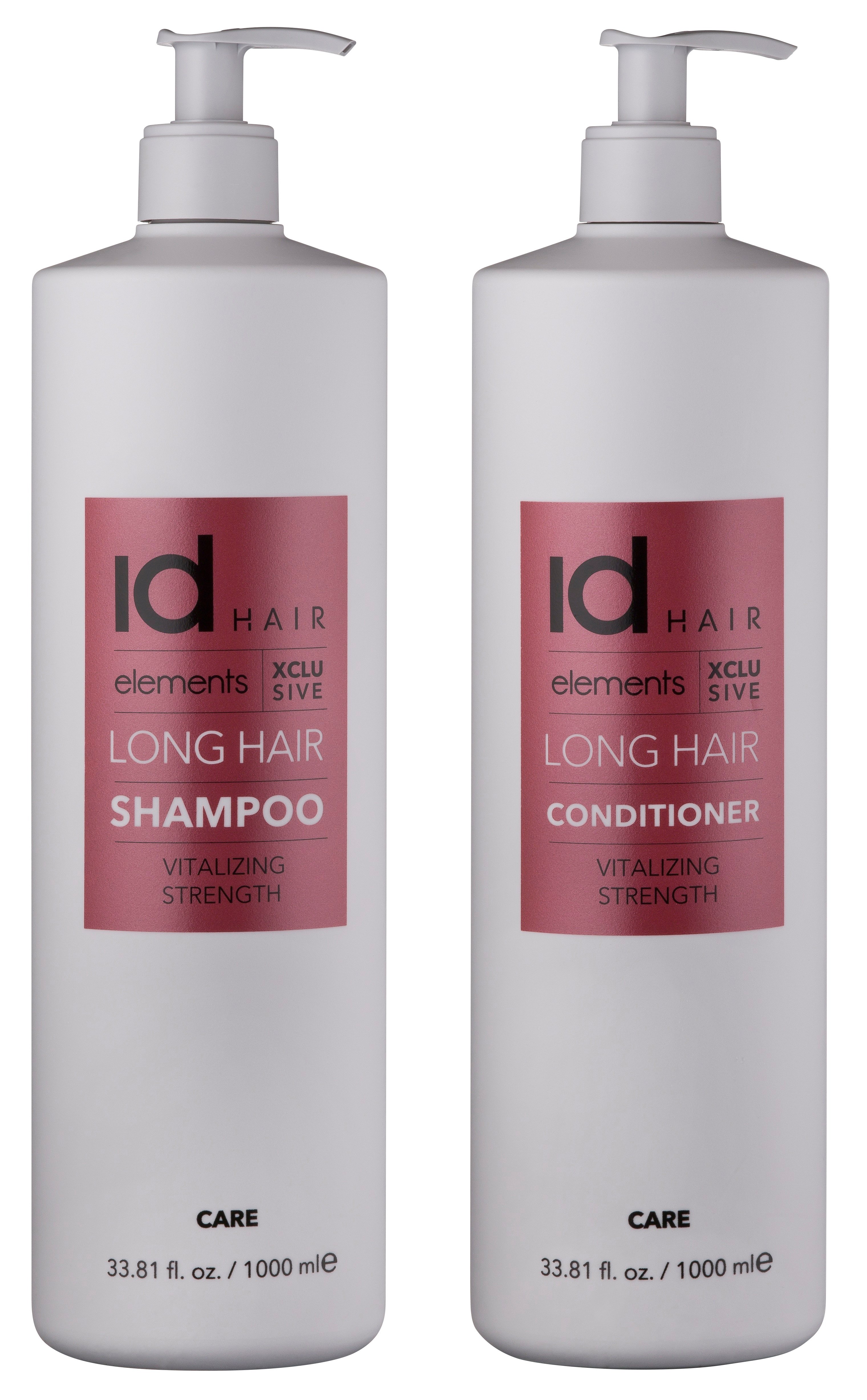 IdHAIR - Elements Xclusive Long Hair Shampoo 1000 ml + Conditioner 1000 ml - Skjønnhet