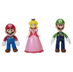 Nintendo - 3-Pack 10cm Mushroom Kingdom Diorama Set (64511-4L)