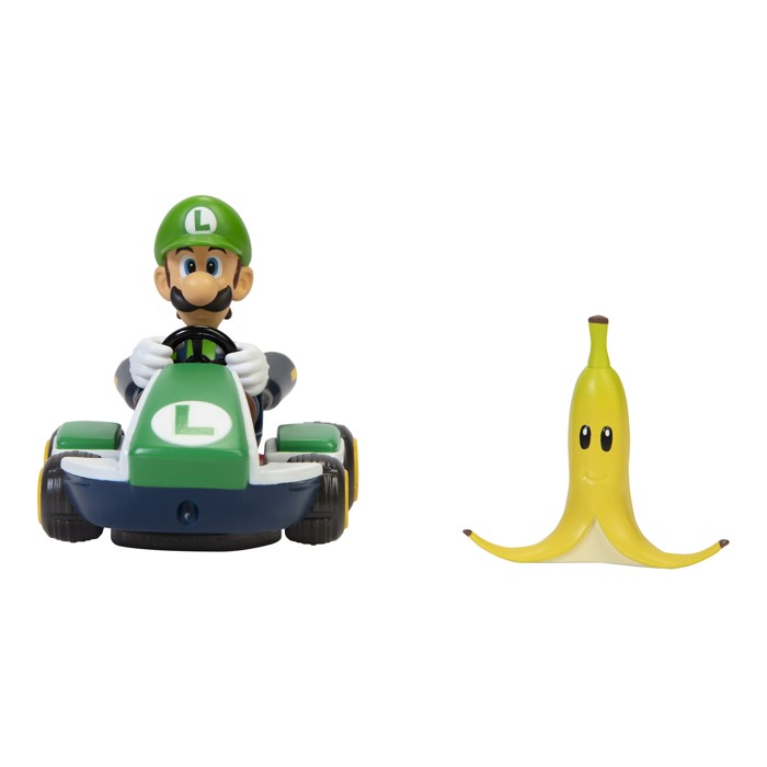 Nintendo - 6,5cm Spin Out Mario Kart - Luigi (408754)