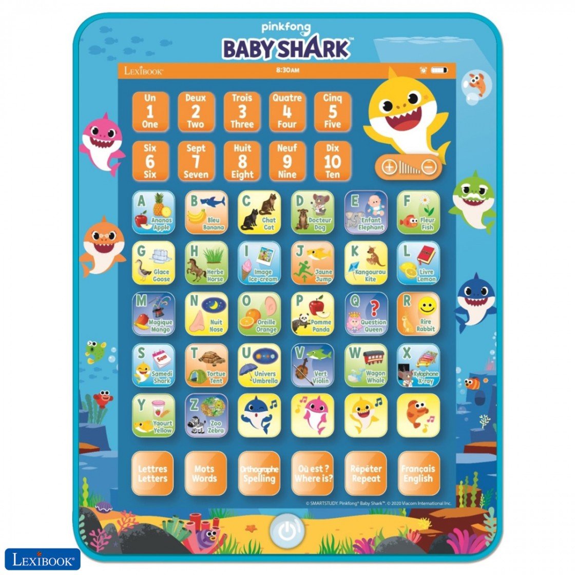 Lexibook - Tablet Baby shark DK/SE/NO (90099)