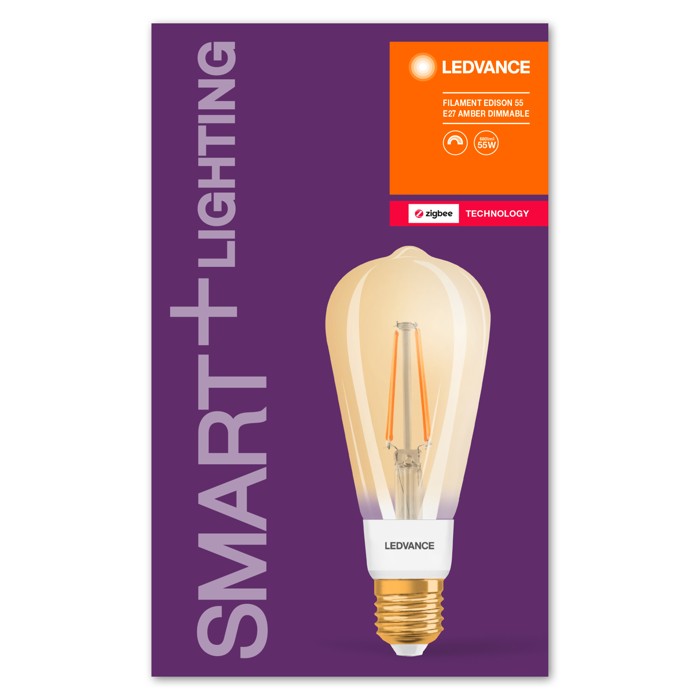 Ledvance - Smart+ Edison  Clear Filament Gold E27 Light Bulb - Zigbee