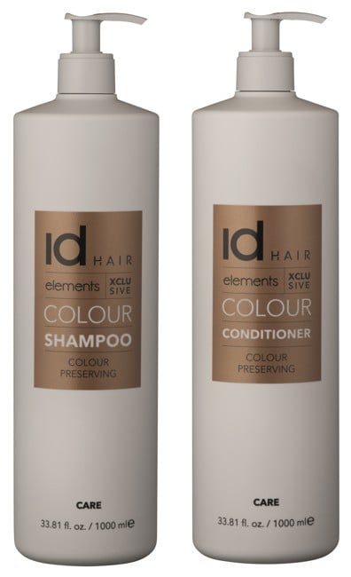 IdHAIR - Elements Xclusive Colour Shampoo 1000 ml + Conditioner 1000 ml