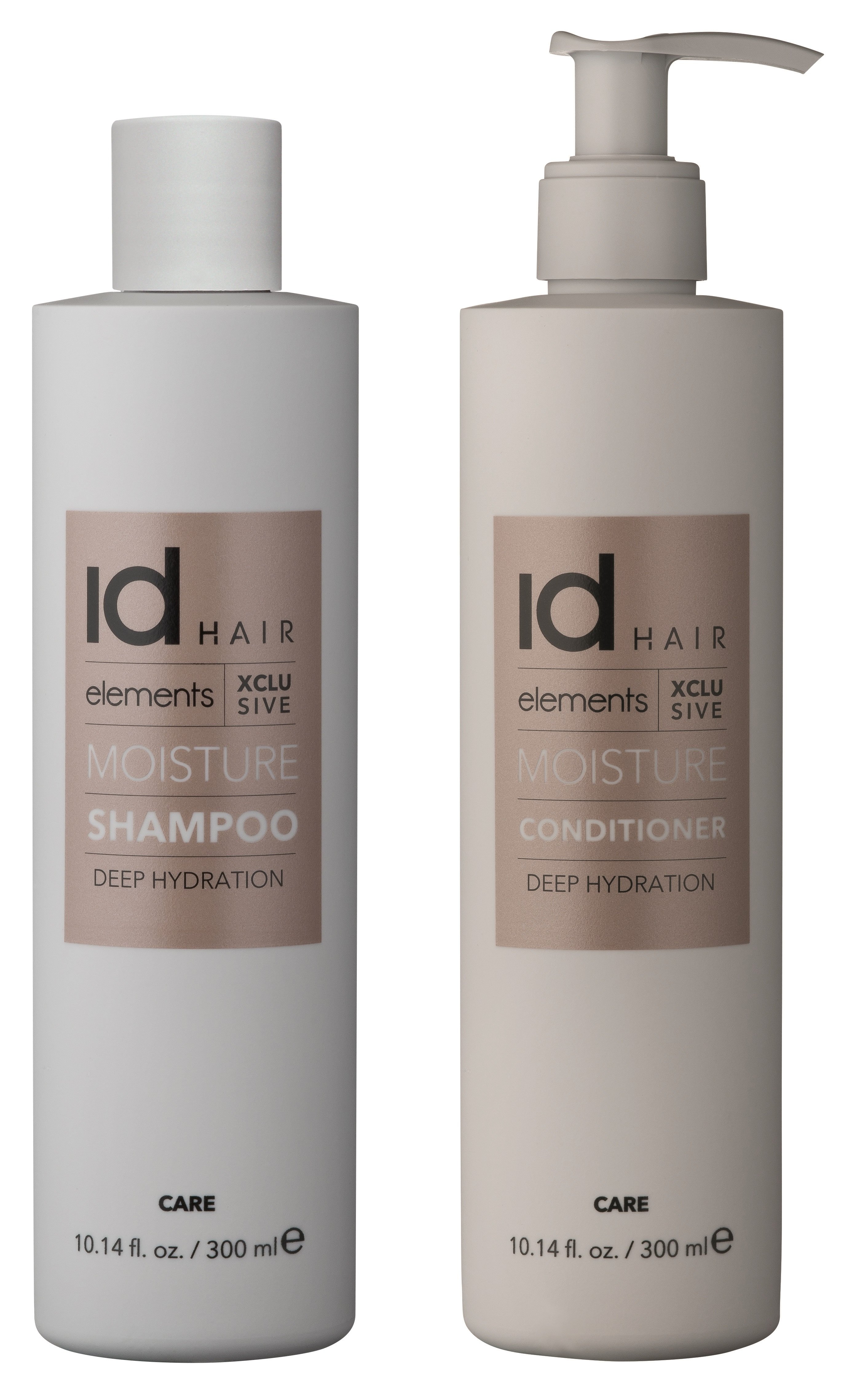 IdHAIR - Elements Xclusive Moisture Shampoo 300 ml + Conditioner 300 ml - Skjønnhet