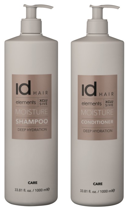 IdHAIR - Elements Xclusive Moisture Shampoo 1000 ml + Conditioner 1000 ml