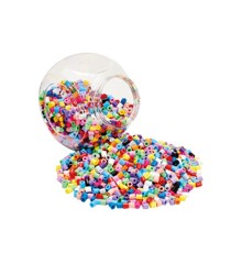HAMA Maxi Beads  - 2,000pcs stackable red bucket (8588)