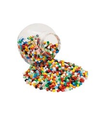 HAMA Maxi Beads  - 2,000pcs. stackable blue bucket (8589)