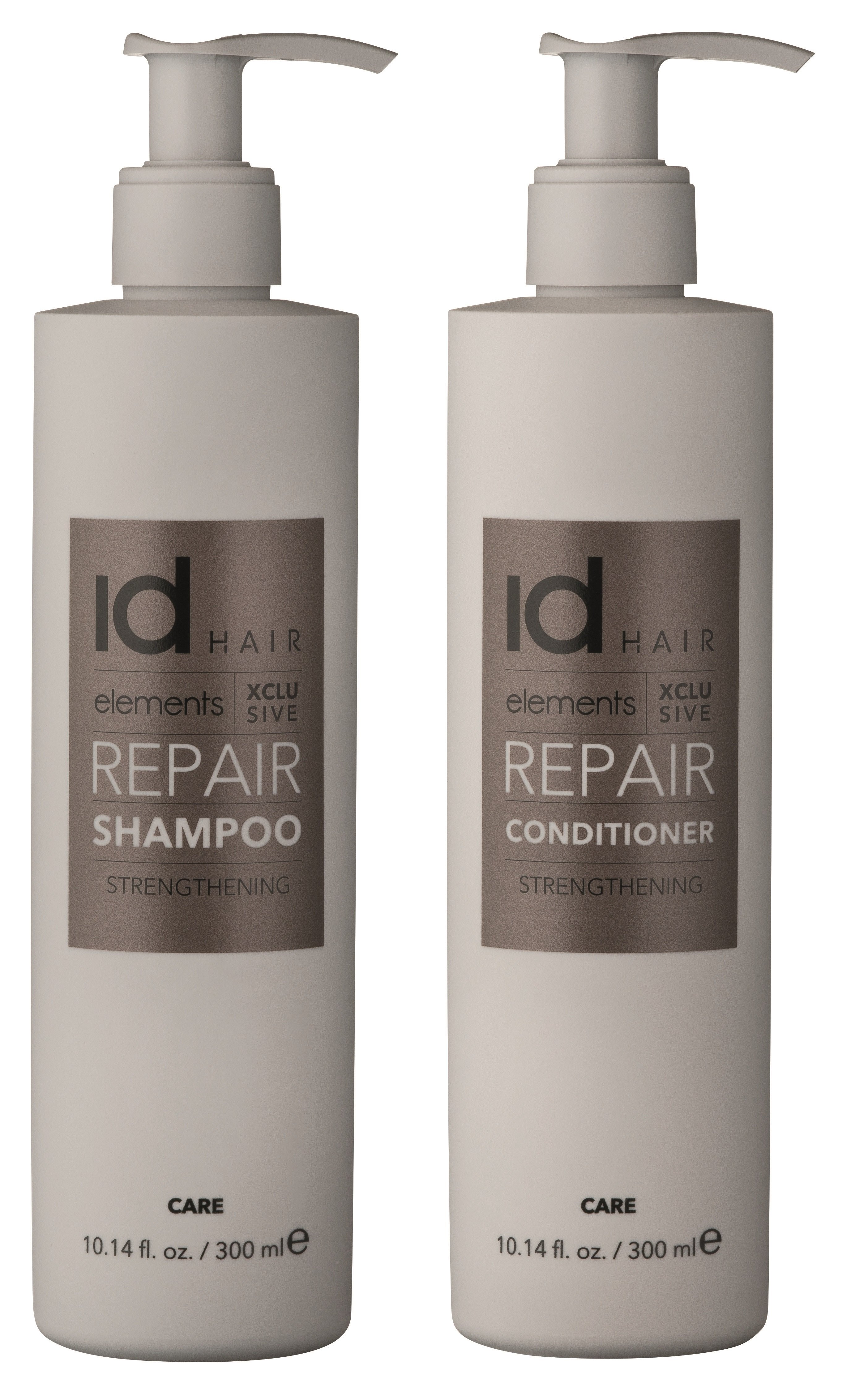 IdHAIR - Elements Xclusive Repair Shampoo 300 ml + Conditioner 300 ml - Skjønnhet