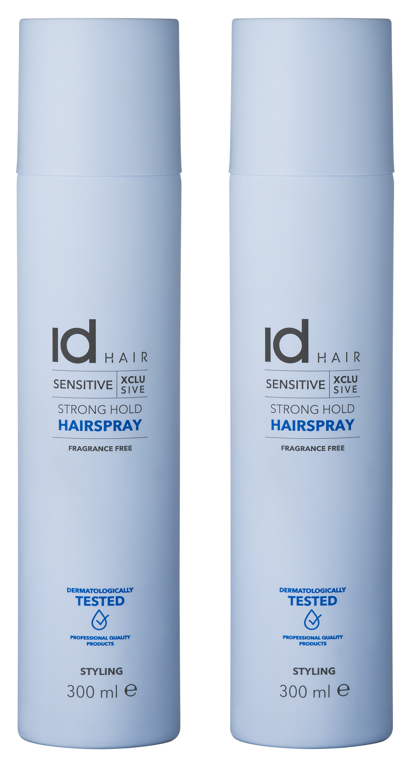 IdHAIR - 2 x Sensitive Xclusive Strong Hold Hairspray 300 ml