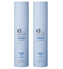 IdHAIR - 2 x Sensitive Xclusive Strong Hold Hairspray 300 ml