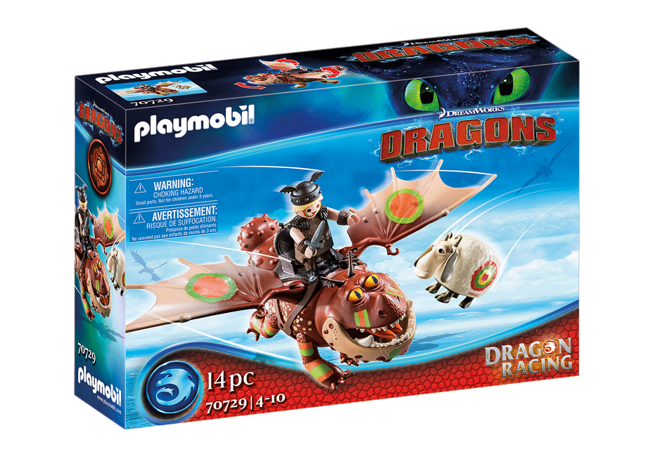 Playmobil - Dragon Racing: Fishlegs and Meatlug (70729)