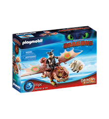 Playmobil - Dragon Racing: Fiskeben og Fedknold (70729)