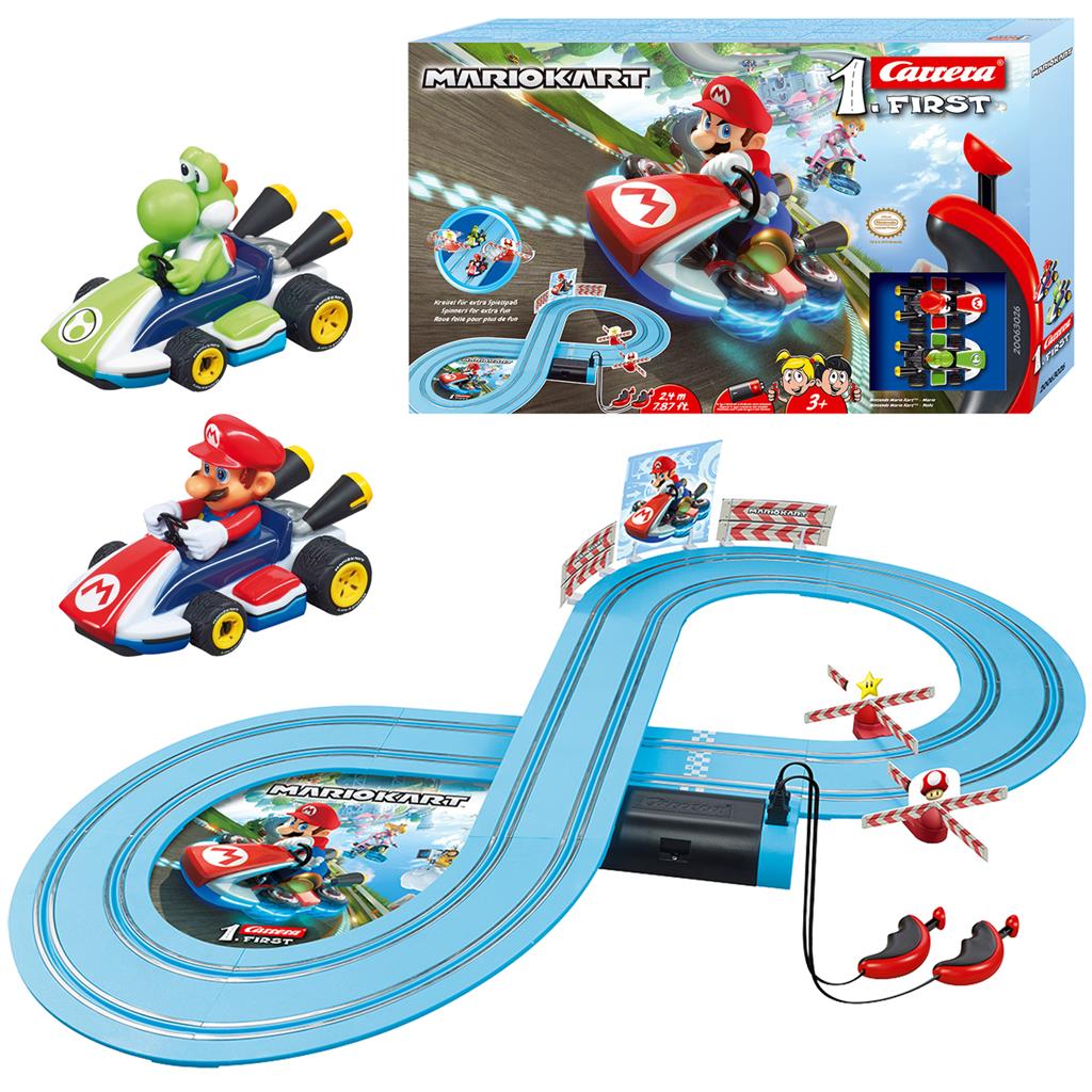 Carrera - First Set - Nintendo Mario Kart™ - Mario vs. Yoshi 2,4m (20063026)