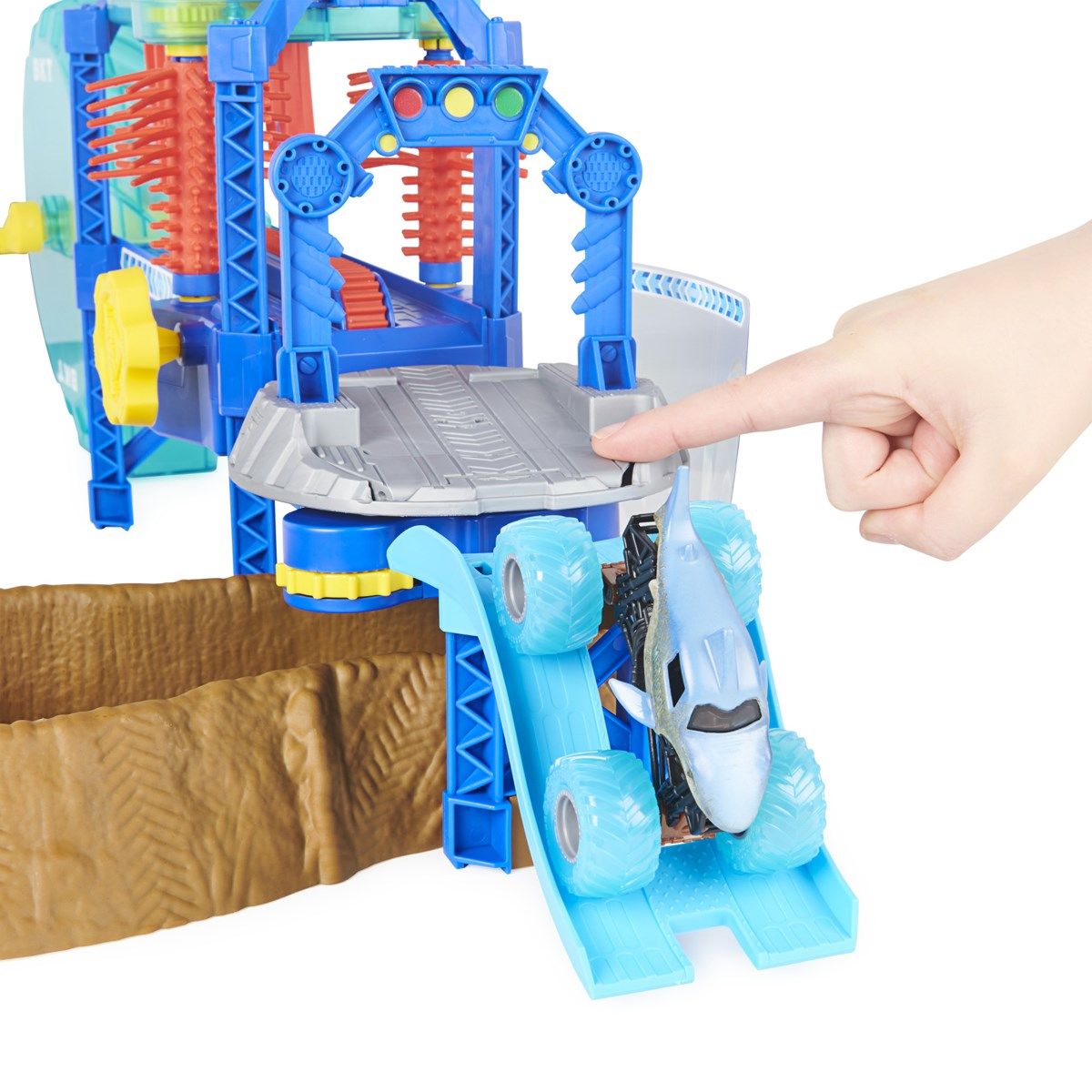 monster truck car wash toy