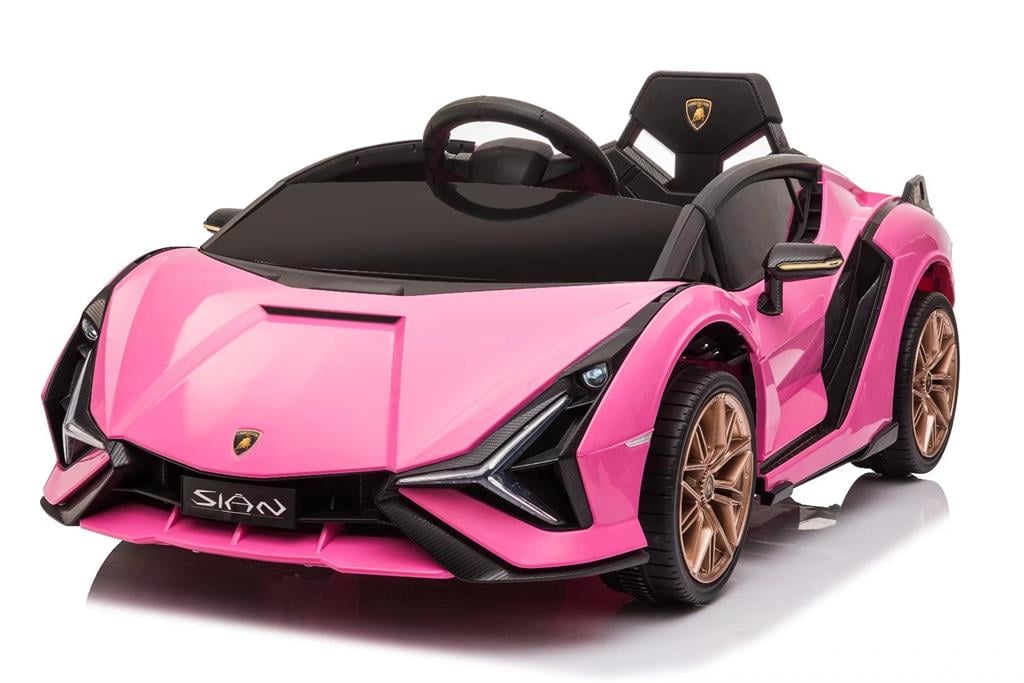 Azeno - Electric Car - Licensed Lamborghini Sian - Pink (6950679) - Leker
