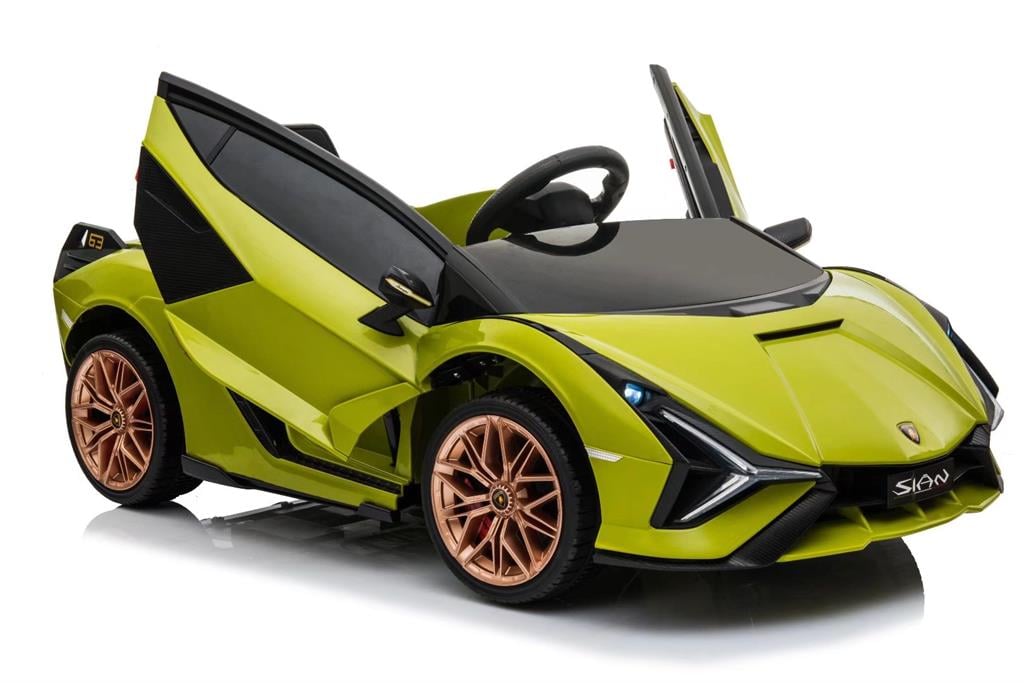 Osta Azeno - Electric Car - Licensed Lamborghini Sian - Green (6950680)