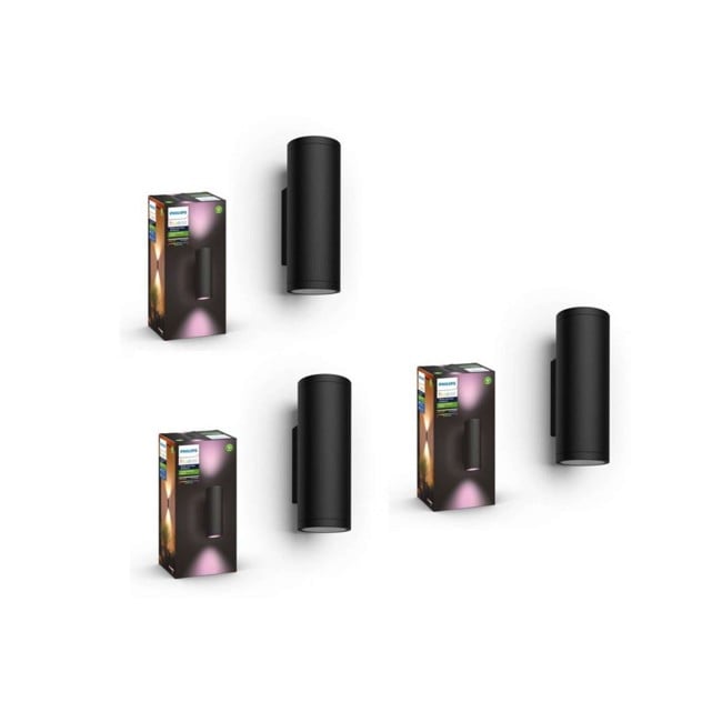 Philips Hue - 3x Appear Utomhus Vägglampa - Bundle