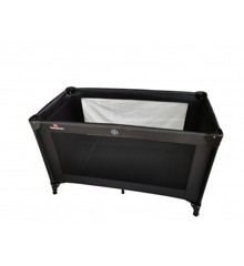 BabyDan - Travel Cot Black w/o Wheel-toybag - Black