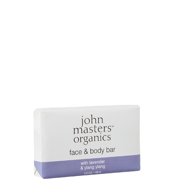 John Masters Organics - Sæbe til Ansigt & Ansigt m. Lavender & Ylang Ylang 128 g