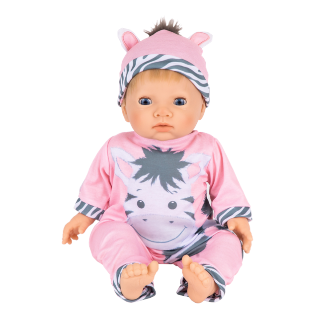 Tiny Treasure - Blond haired Doll Zebra outfit (30267)